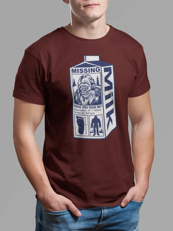 The Missing Legend - Sasquatch Milk Carton Tee