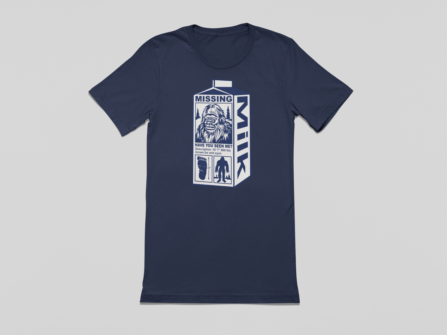 The Missing Legend - Sasquatch Milk Carton Tee