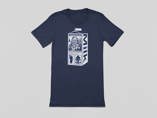 The Missing Legend - Sasquatch Milk Carton Tee