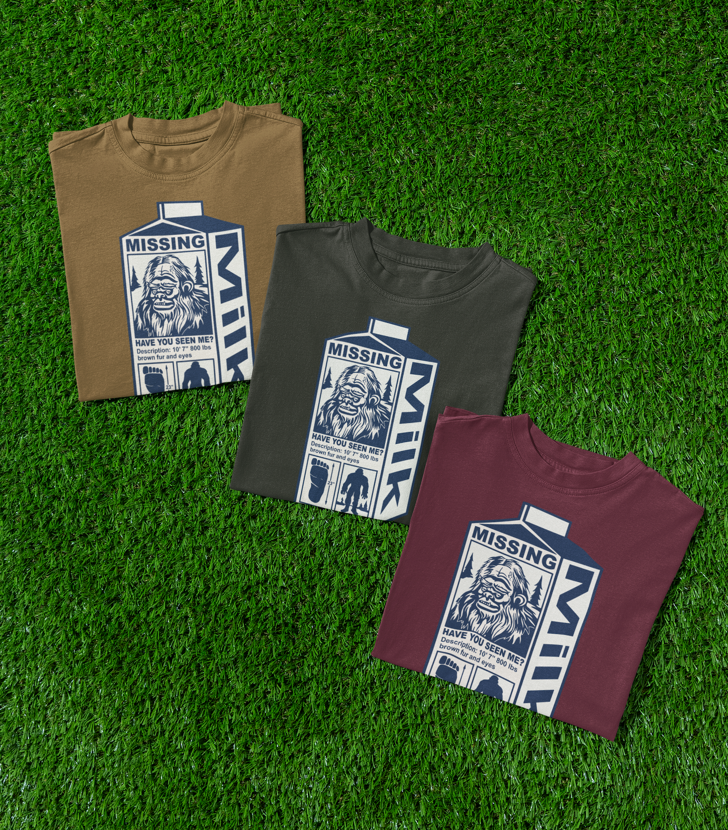 The Missing Legend - Sasquatch Milk Carton Tee